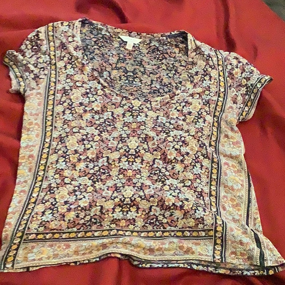 Cute multi color summer top